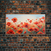 Load image into Gallery viewer, Beautiful Flower Art, Buttercups, Framed Canvas Print, Flower Painting, Boho Style Decor, Minimalist Art, Botanical Art, Flower Art Prints