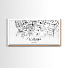 Carregar imagem no visualizador da galeria, Albuquerque Street Map, New Mexico Map, Map Print, Modern Art, Wall Art, Canvas Print, City Maps, Office Gift, Prints, Above Bed Décor