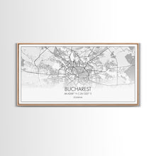 Cargar imagen en el visor de la galería, Bucharest Street Map, Romania Map, Map Print, Modern Art, Wall Art, Canvas Art, Trendy Room Décor, Thank You Gift, Wall Décor Bedroom