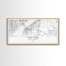 Carregar imagem no visualizador da galeria, Cape Coral Street Map, Florida Map, Map Print, Modern Art, Wall Art, Canvas Art, Rustic Décor, Bedroom Décor Women, Gift For The Home