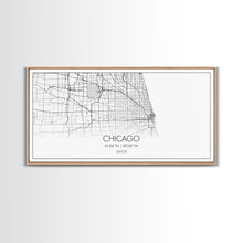 Load image into Gallery viewer, Chicago Street Map, Illinois Map, Map Print, Modern Art, Wall Art, Canvas Art, Apartment Décor, Housewarming Gift, Dorm Wall Art, Office Art