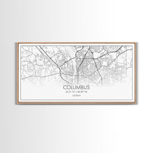 Cargar imagen en el visor de la galería, Columbus Street Map, Georgia Map, Map Print, Modern Art, Wall Art, Canvas Art, Couple Wall Décor, Bedroom Décor Man, Appreciation Gift