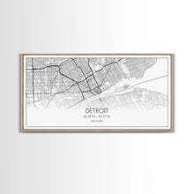 Load image into Gallery viewer, Detroit Street Map, Michigan Map, Map Print, Minimalist Art, Wall Art, Canvas Art, Office, Apartment Décor, Poker Room Décor, Fun Wall Art