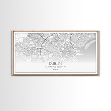 Carregar imagem no visualizador da galeria, Dublin Street Map, Ireland Map, Map Art, Minimalist Art, Wall Art, Canvas Art, Game Room Décor, Man Cave Wall Décor, Industrial Décor
