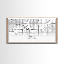 Load image into Gallery viewer, Gilbert City Map, Arizona Map, Map Art, Minimalist Art, Wall Art, Canvas Art, Lake House Décor, Ranch House Décor, Dorm Wall Décor, Home Art