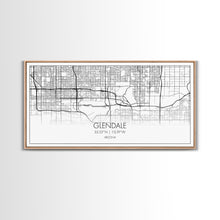 Load image into Gallery viewer, Glendale City Map, Arizona Map, Map Art, Minimalist Art, Wall Art, Canvas Art, Cabin Wall Décor, Entryway Décor, Room Décor, Gifts For Her
