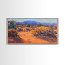 Carregar imagem no visualizador da galeria, Adorable cows at a red barn in the countryside, Framed Canvas Print, great for rustic living room, farmhouse wall decor art