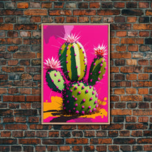 Carregar imagem no visualizador da galeria, Cactus Print - Cactus Wall Art - Cactus Decor - Modern Desert Print - Southwestern Decor - Cactus Decor - Bright Wall Art - Pop Art Style