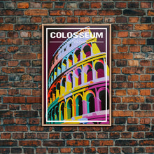 Cargar imagen en el visor de la galería, Colosseum, Rome Wall Art, Italy Travel Poster, Europe Wall Art, Travel Wall Print, Travel Poster, Travel Wall Art, Canvas Wall Print