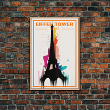 Carregar imagem no visualizador da galeria, France Travel Poster, Eiffel Tower Wall Art, Paris, Europe Wall Art, Travel Wall Print, Travel Poster, Travel Wall Art, Canvas Wall Print