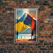 Carregar imagem no visualizador da galeria, Canada Wall Art, Canada Art Print, Banff, Alberta, Travel Wall Print, Travel Poster, Travel Artwork, Travel Wall Art, Canvas Wall Print