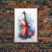 Carregar imagem no visualizador da galeria, Galaxy Cello Studio Decor Gift, Banjo Wall Art Canvas Print, Stringed Instruments, Cello Art, Banjo Poster Print, Cello Gifts, Musical Art