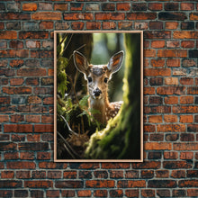 Load image into Gallery viewer, Deer Wall Art, Animal Wall Art, Wildlife Art, Canvas Print, Wall Art, Vertical Art, Country Home Decor, New Home Gift Ideas, RV Wall Decor
