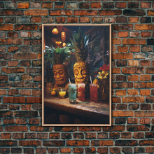 Load image into Gallery viewer, Cocktail Print, Bar Cart Wall Art, Canvas Print, Wall Hanging, Portrait Art, Cocktail Art, Retirement Gifts, Apartment Wall Decor, RV Decor