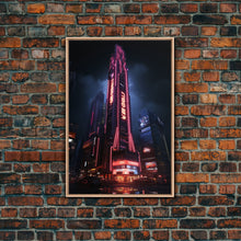 Carregar imagem no visualizador da galeria, Asian Wall Art, City Wall Art, Japanese Wall Art, Canvas Print, Wall Hanging, Portrait Art, Dining Room Decor, Bedroom Prints , Couples Gift