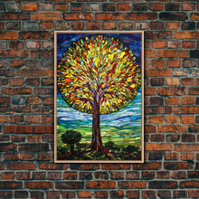 Carregar imagem no visualizador da galeria, Abstract Art, Tree Wall Art, Nature Print, Canvas Print, Wall Hanging, Portrait Art, New Homeowner Gift, Above Bed Art, Entryway Prints