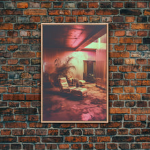 Carregar imagem no visualizador da galeria, Abandoned House, Scary Wall Art, Haunted House Art, Canvas Print, Wall Hanging, Portrait Art, Dorm Room Art, Living Room Prints, Gift Ideas