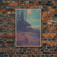 Load image into Gallery viewer, Beach House Wall Art, Beach Wall Art, Cabin Art, Canvas Print, Wall Hanging, Portrait Art, Home Wall Decor, Living Room Prints, Travel Print