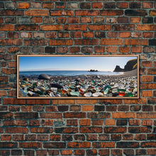 Carregar imagem no visualizador da galeria, Panoramic of Glass Beach California, Extra Large Wall Art, Panoramic Wall Art, Panoramic Landscape Print, Landscape Photography