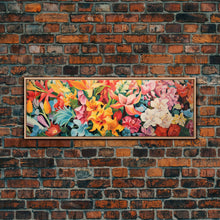 Carregar imagem no visualizador da galeria, Cabin In The Woods, Lakehouse Decor, Framed Canvas Print, Fall Decor, Autumn Art, Home Decor, Gift Idea, Living Room Wall Art