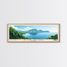 Load image into Gallery viewer, Alor Island, Indonesia Panoramic Print, Vacation Gift, Indonesia Wall Art, Beach Painting, Beach Decor, Beach Or Lakehouse Art