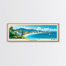 Load image into Gallery viewer, Anguilla, United Kingdom Panoramic Print, Vacation Gift, United Kingdom Wall Art, Vacation Wall Art, Vacatation Memories, Beach Decor, Beach Or Lakehouse Art