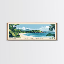 Load image into Gallery viewer, Anse La Passe, Seychelles Panoramic Print, Vacation Gift, Seychelles Wall Art, Beach Painting, Beach Decor, Beach Or Lakehouse Art