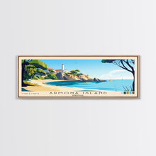 Carregar imagem no visualizador da galeria, Armona Island, Portugal Panoramic Print, Vacation Gift, Portugal Wall Art, Beach Painting, Beach Decor, Beach Or Lakehouse Art