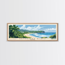 Load image into Gallery viewer, Bathsheba Beach, Barbados Panoramic Print, Vacation Gift, Barbados Wall Art, Beach Painting, Beach Decor, Beach Or Lakehouse Art