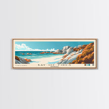 Load image into Gallery viewer, Bay of Fires, Australia Panoramic Print, Vacation Gift, Australia Wall Art, Beach Painting, Beach Decor, Large Wall Art, Wood Frame Art