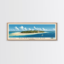 Load image into Gallery viewer, Bazaruto Island, Mozambique Panoramic Print, Vacation Gift, Mozambique Wall Art, Vacation Wall Art, Vacatation Memories, Beach Decor, Beach Or Lakehouse Art