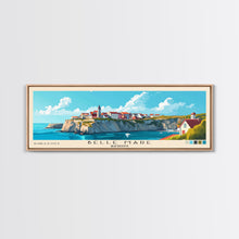 Load image into Gallery viewer, Belle Mare, Mauritius Panoramic Print, Vacation Gift, Mauritius Wall Art, Beach Painting, Beach Decor, Large Wall Art, Wood Frame Art