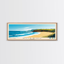 Load image into Gallery viewer, Bells Beach, Australia Panoramic Beach Print, Vacation Gift, Australia Wall Art, Beach Painting, Beach Decor, Beach Painting