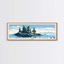Load image into Gallery viewer, Bonaventure Island, Canada Panoramic Print, Vacation Gift, Canada Wall Art, Vacation Wall Art, Vacatation Memories, Beach Decor, Beach Or Lakehouse Art