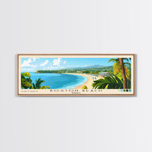 Load image into Gallery viewer, Boston Beach, Jamaica Panoramic Print, Vacation Gift, Jamaica Wall Art, Vacation Wall Art, Vacatation Memories, Beach Decor, Beach Or Lakehouse Art