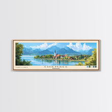 Cargar imagen en el visor de la galería, Chiemsee, Germany Panoramic Print, Vacation Gift, Germany Wall Art, Beach Painting, Beach Decor, Beach Or Lakehouse Art