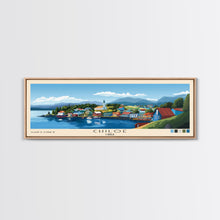 Cargar imagen en el visor de la galería, Chiloé, Chile Panoramic Print, Vacation Gift, Chile Wall Art, Beach Painting, Beach Decor, Large Wall Art, Wood Frame Art