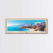 Cargar imagen en el visor de la galería, Chorrillos, Chile Panoramic Print, Vacation Gift, Chile Wall Art, Vacation Wall Art, Vacatation Memories, Beach Decor, Beach Or Lakehouse Art