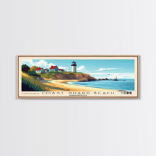Cargar imagen en el visor de la galería, Coast Guard Beach, Massachusetts Panoramic Print, Vacation Gift, Massachusetts Wall Art, Vacation Wall Art, Vacatation Memories, Beach Decor, Beach Or Lakehouse Art