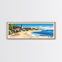 Cargar imagen en el visor de la galería, Costalegre, Mexico Panoramic Print, Vacation Gift, Mexico Wall Art, Beach Painting, Beach Decor, Beach Or Lakehouse Art