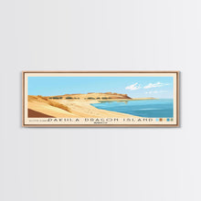 Carregar imagem no visualizador da galeria, Dakhla dragon island, Morocco Panoramic Print, Vacation Gift, Morocco Wall Art, Beach Painting, Beach Decor, Beach Or Lakehouse Art