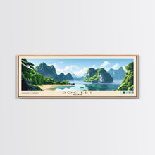 Load image into Gallery viewer, Doc Let, Vietnam Panoramic Beach Print, Vacation Gift, Vietnam Wall Art, Beach Painting, Beach Decor, Beach Painting