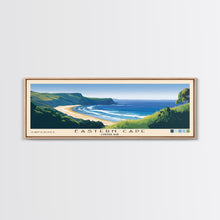 Load image into Gallery viewer, Eastern Cape, Coffee Bay Panoramic Beach Print, Vacation Gift, Coffee Bay Wall Art, Beach Painting, Beach Decor, Beach Painting