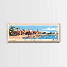 Load image into Gallery viewer, El Gouna, Egypt Panoramic Print, Vacation Gift, Egypt Wall Art, Vacation Wall Art, Vacatation Memories, Beach Decor, Beach Or Lakehouse Art