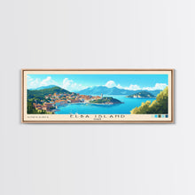 Load image into Gallery viewer, Elba Island, Italy Panoramic Print, Vacation Gift, Italy Wall Art, Vacation Wall Art, Vacatation Memories, Beach Decor, Beach Or Lakehouse Art