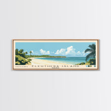 Load image into Gallery viewer, Eleuthera Island, Bahamas Panoramic Beach Print, Vacation Gift, Bahamas Wall Art, Beach Painting, Beach Decor, Beach Painting