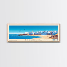 Load image into Gallery viewer, Essaouira, Morocco Panoramic Print, Vacation Gift, Morocco Wall Art, Beach Painting, Beach Decor, Beach Or Lakehouse Art