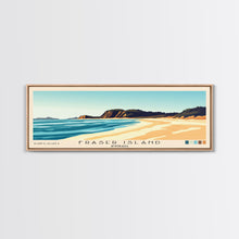 Carregar imagem no visualizador da galeria, Fraser Island, Australia Panoramic Print, Vacation Gift, Australia Wall Art, Vacation Wall Art, Vacatation Memories, Beach Decor, Beach Or Lakehouse Art