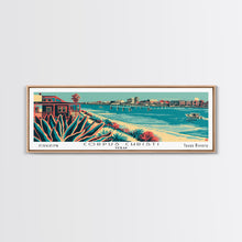 Cargar imagen en el visor de la galería, Corpus Christi Texas Panoramic Travel Poster Canvas Print
