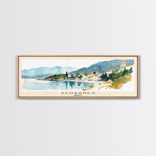 Carregar imagem no visualizador da galeria, Acharnes Greece Travel Print Wall Art, Panoramic City Art, Travel Art, Wall Decor, Vacation Gift, Framed Canvas Print Or Metal Art